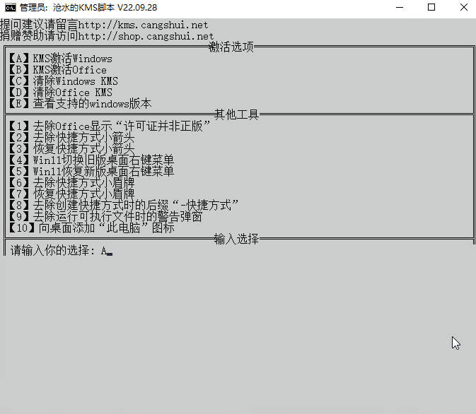 KMS activation tool screen recording